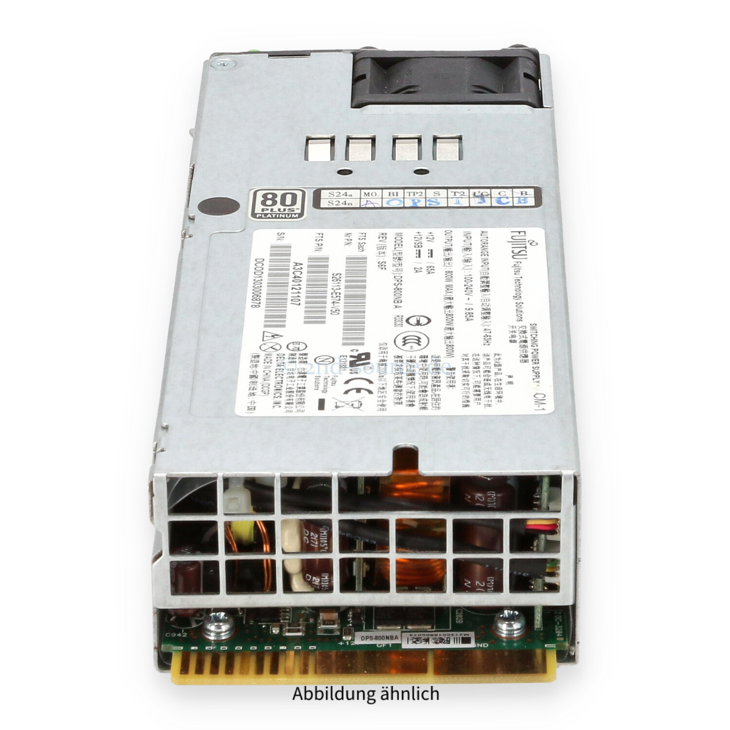 Fujitsu 800W HotPlug Power Supply TX300 RX350 S7 S26113-F574-L10 S26113-E574-V50 A3C40121107