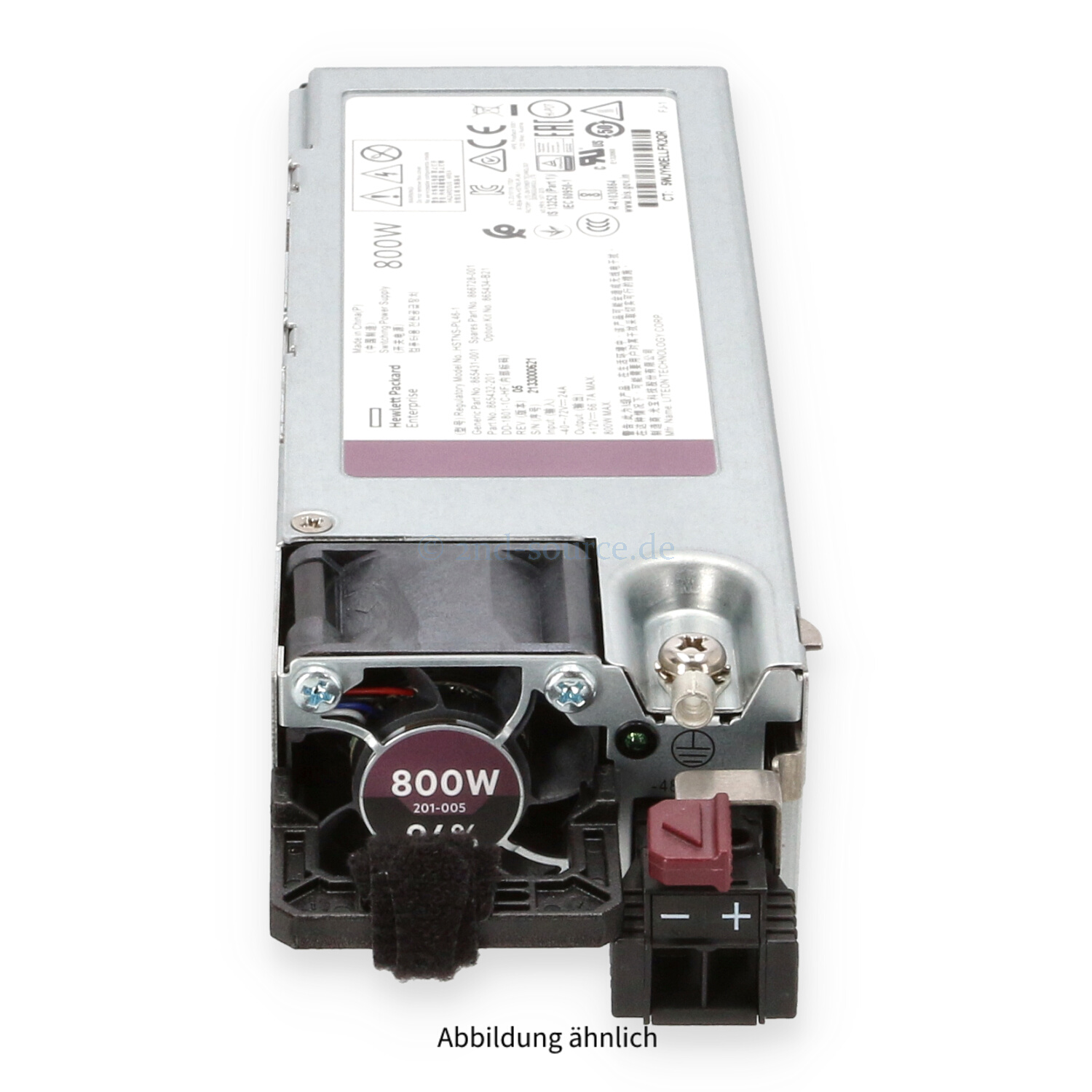 HPE 800W -48VDC Hot Plug Power Supply 865434-B21 866728-001