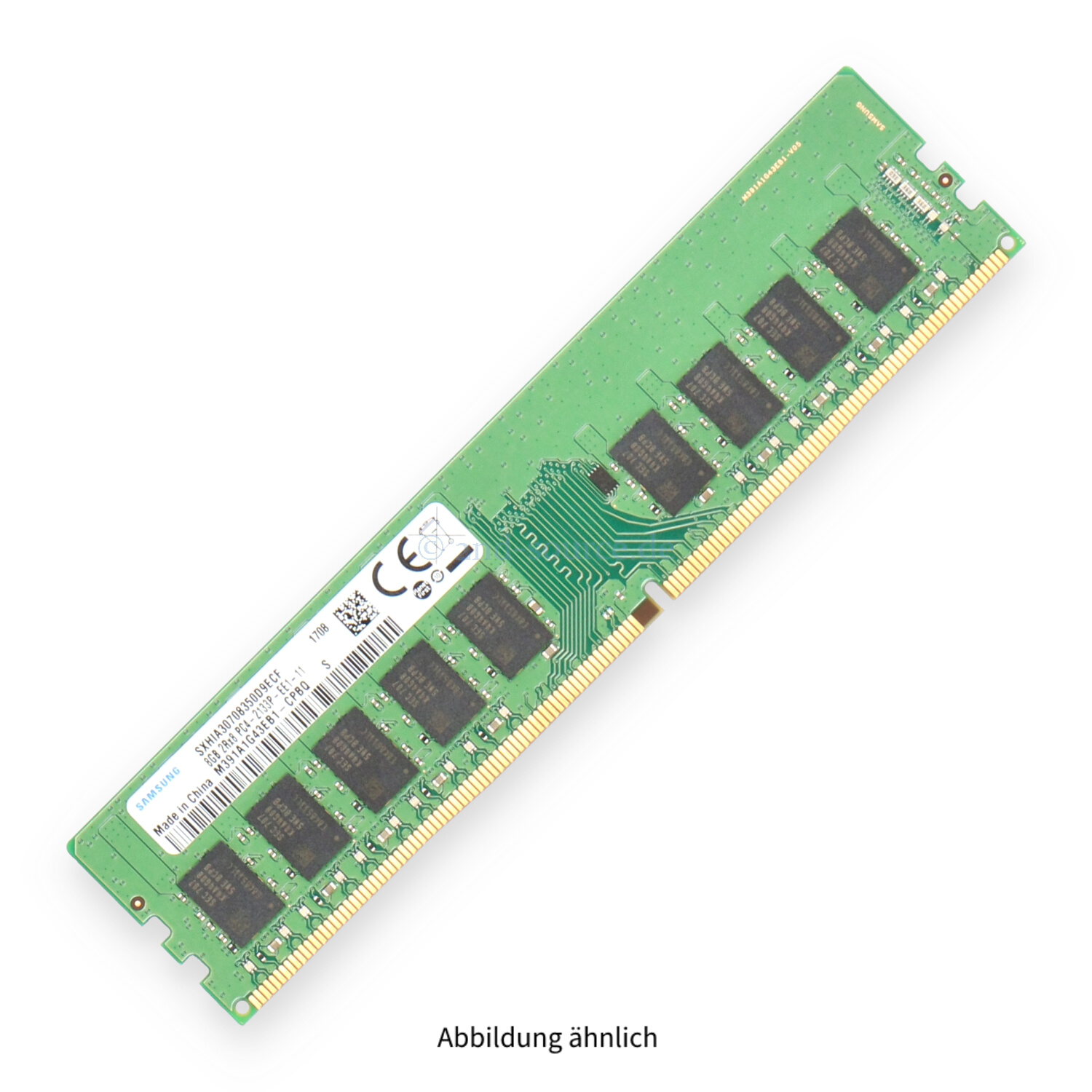 Samsung 8GB PC4-17000P-E UDIMM Dual Rank x8 (DDR4-2133) Unbuffered ECC M391A1G43EB1-CPB