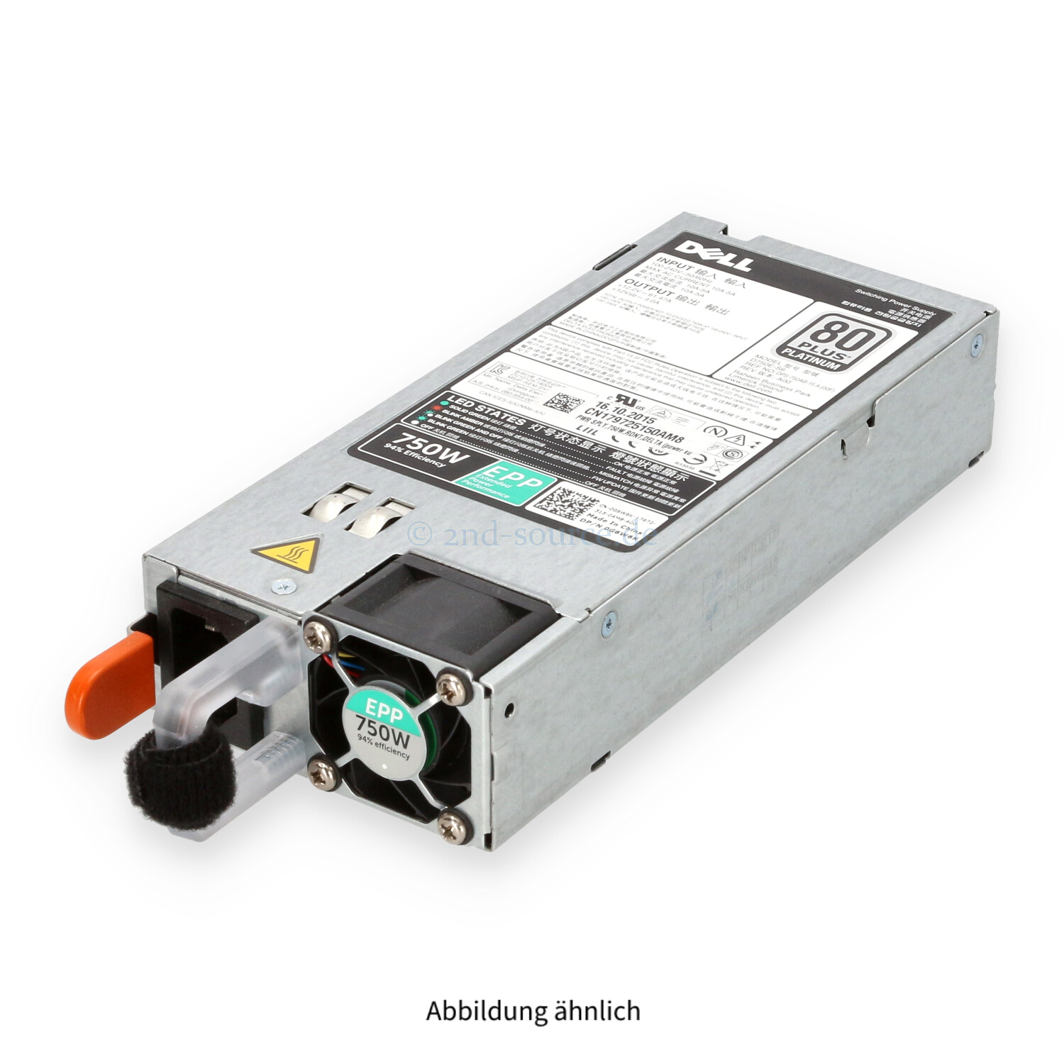 Dell 750W 80 Plus Platinum HotPlug Power Supply G6W6K 0G6W6K Dell 750W 80 Plus Platinum HotPlug Power Supply G6W6K 0G6W6K