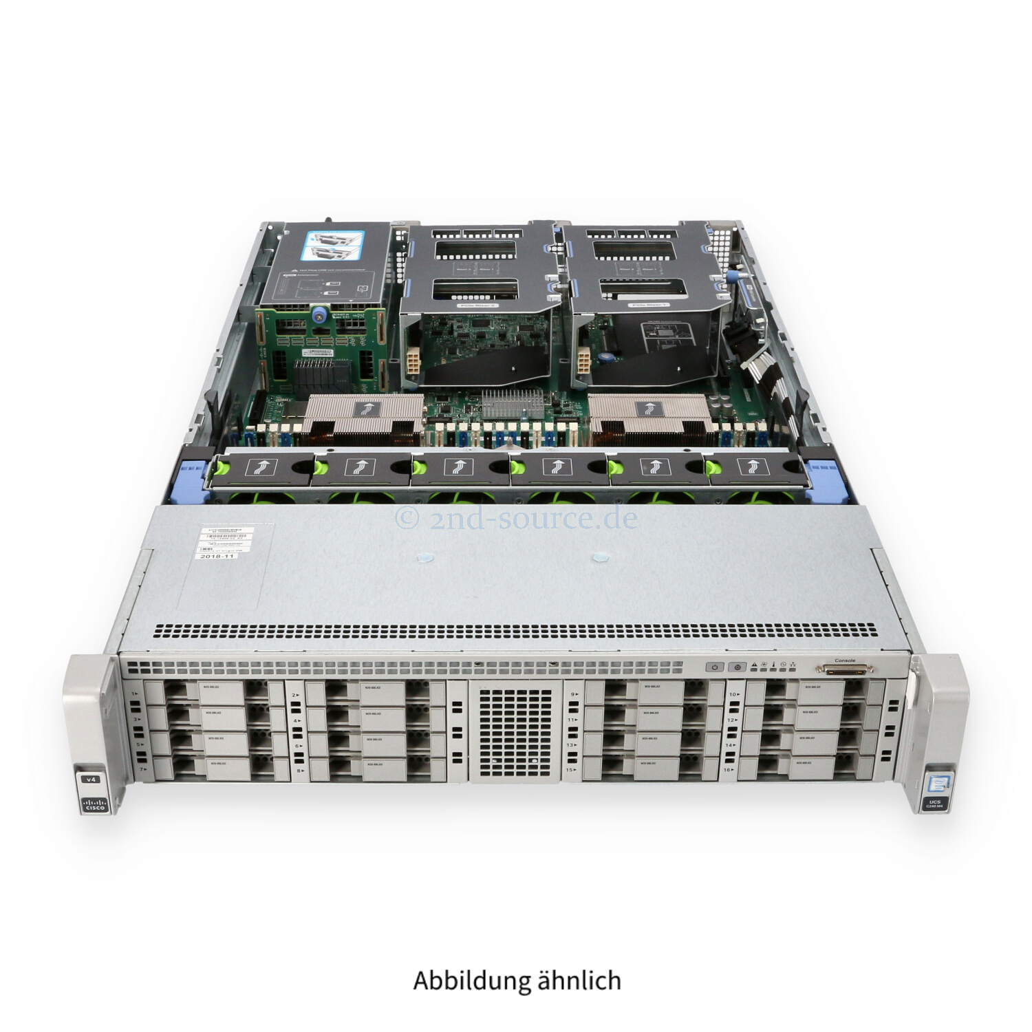 Cisco UCS C240 M4 2x Heatsink 2x 1400W CTO Server UCSC-C240-M4S2