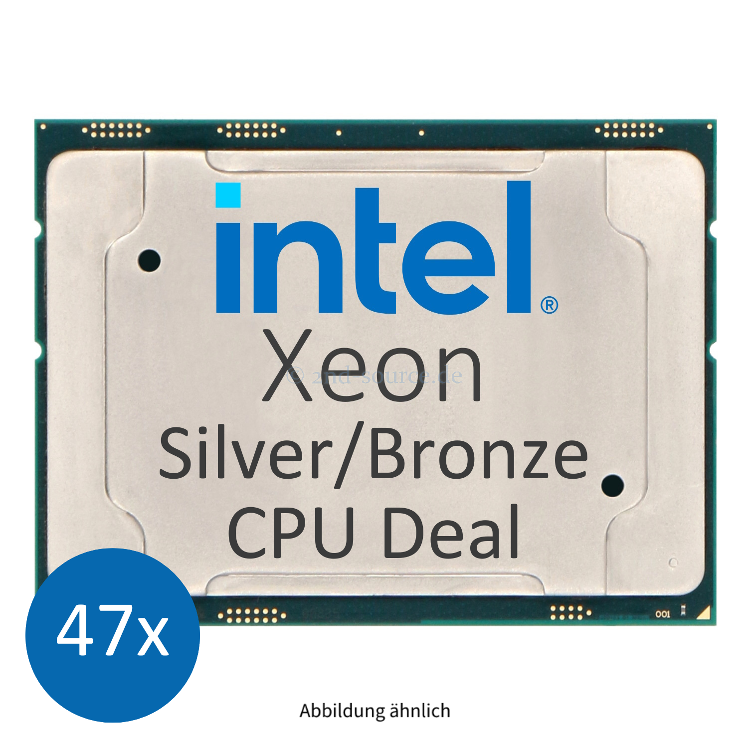 Intel Hardware-Deal aus 25x Silver 411x, 17x Bronze 3106 und 5x Bronze 3204 CPUS