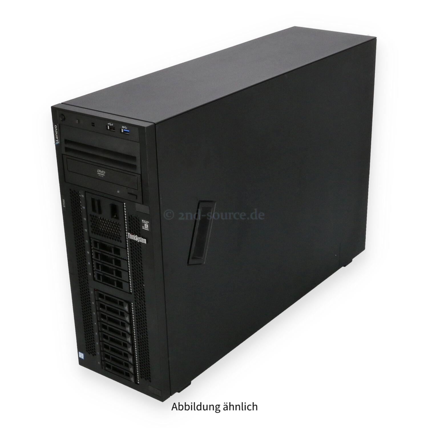 Lenovo ST550 16x SFF 2P Silver 4208 2.10GHz 8C 64GB 930-16i 8x 1.8TB HDD 2x 128GB M.2 SSD X550-T2 2x 750W