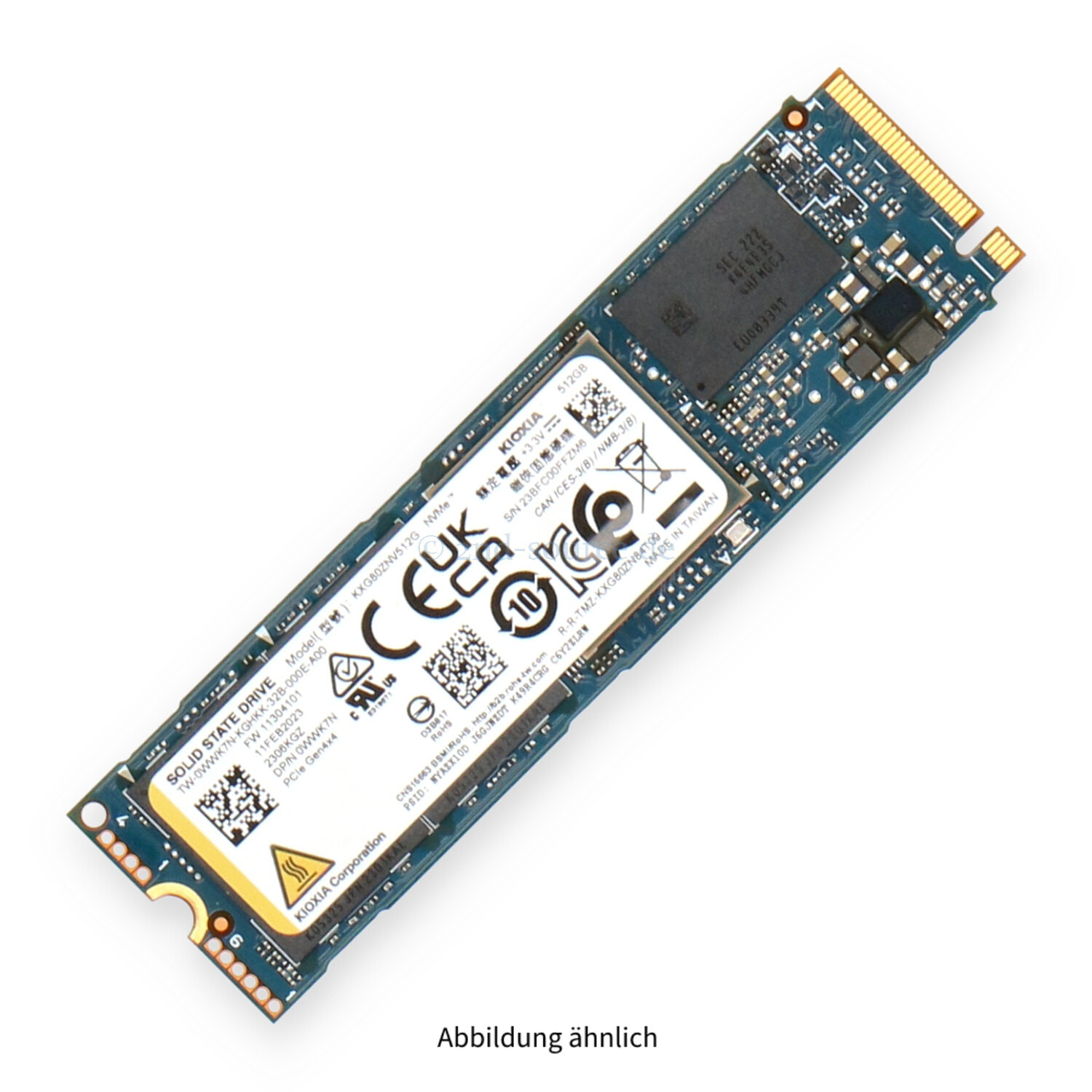 Dell 512GB M.2 2280 NVMe SSD WWK7N 0WWK7N