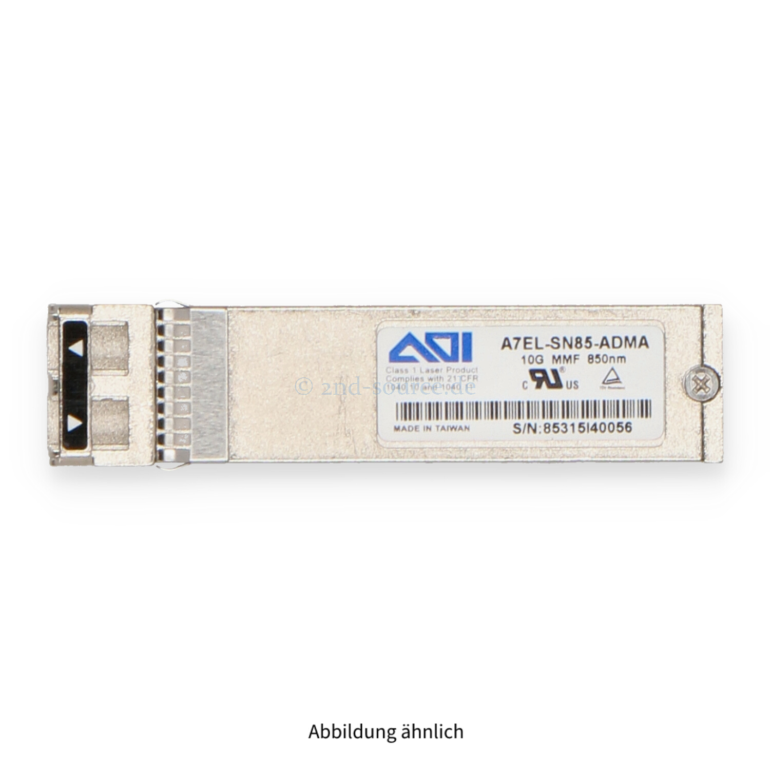 AOI 10GB SFP+ SR 850nm Ethernet Transceiver Module A7EL-SN85-ADMA