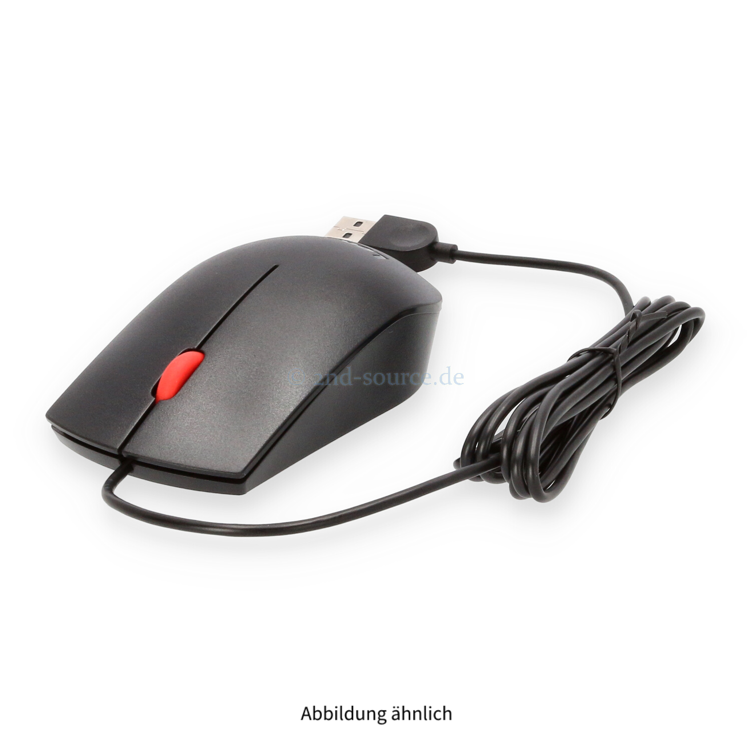 Lenovo Optical USB Mouse 3 Tasten Beidhändig Schwarz 00PH133