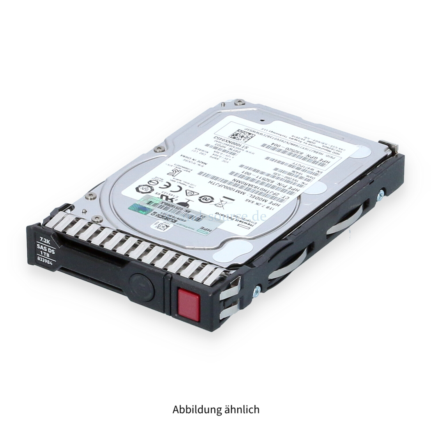 HPE 1TB 7.2k SAS SFF 12G MDL SC HotPlug HDD 832514-B21 832984-001