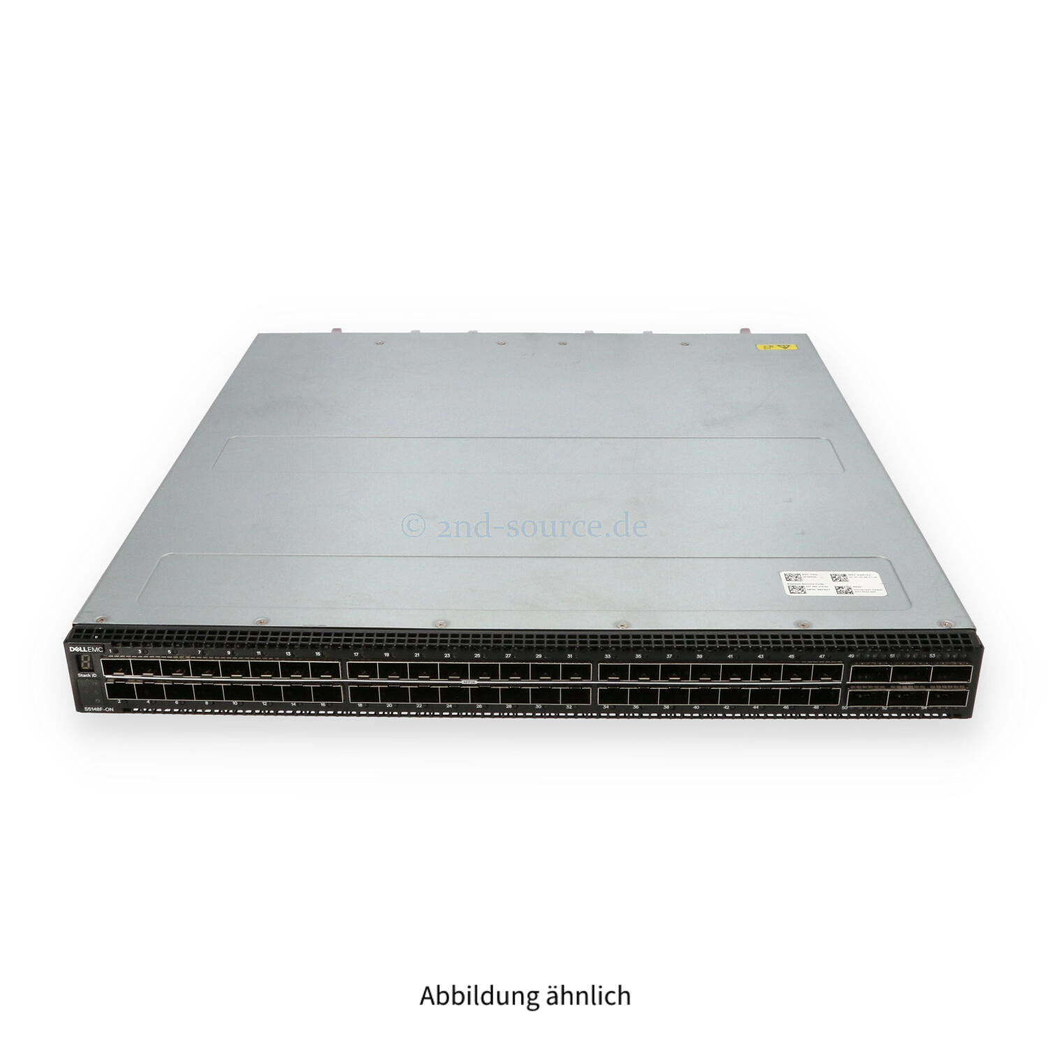 Dell PowerSwitch S5148F-ON 48x SFP28 25GbE 6x QSFP28 100GbE F-t-B 2x 750W Managed Switch
