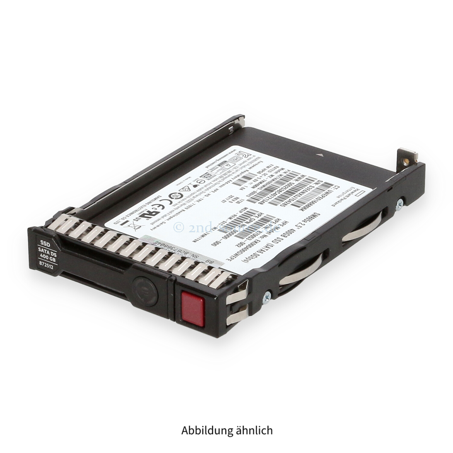 HPE 400GB SATA 6G SFF Write Intensive SC HotPlug SSD 872355-B21 872512-001 870053-002