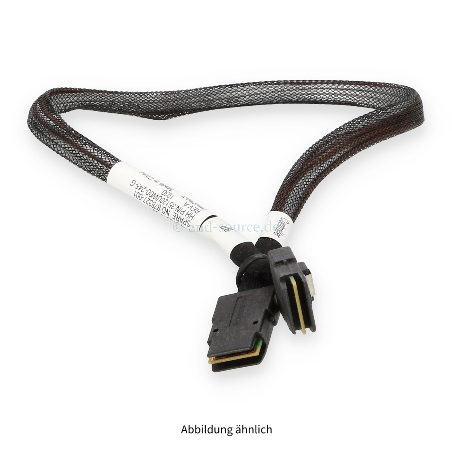 HPE 0.46m Mini-SAS Cable Kit DL120 DL160 ML110 ML30 G10 P06307-B21 878327-001 HPE 0.46m Mini-SAS Cable Kit DL120 DL160 ML110 ML30 G10 P06307-B21 878327-001