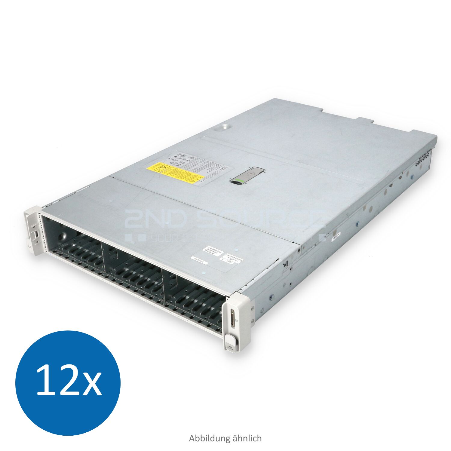 12x Cisco C240 M5 24x SFF (2x NVMe) 6x Fan SAS 12G RAID VIC1457 CTO Server