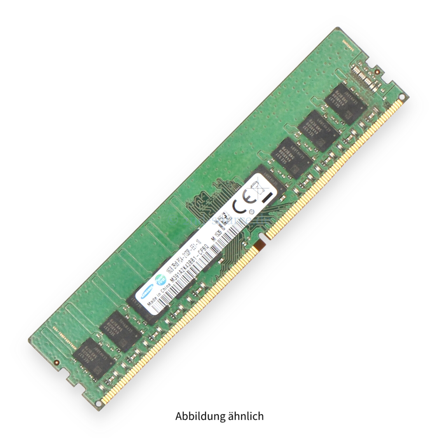 Samsung 16GB PC4-17000P-E DIMM Dual Rank x8 (DDR4-2133) Unbuffered ECC M391A2K43BB1-CPBQ
