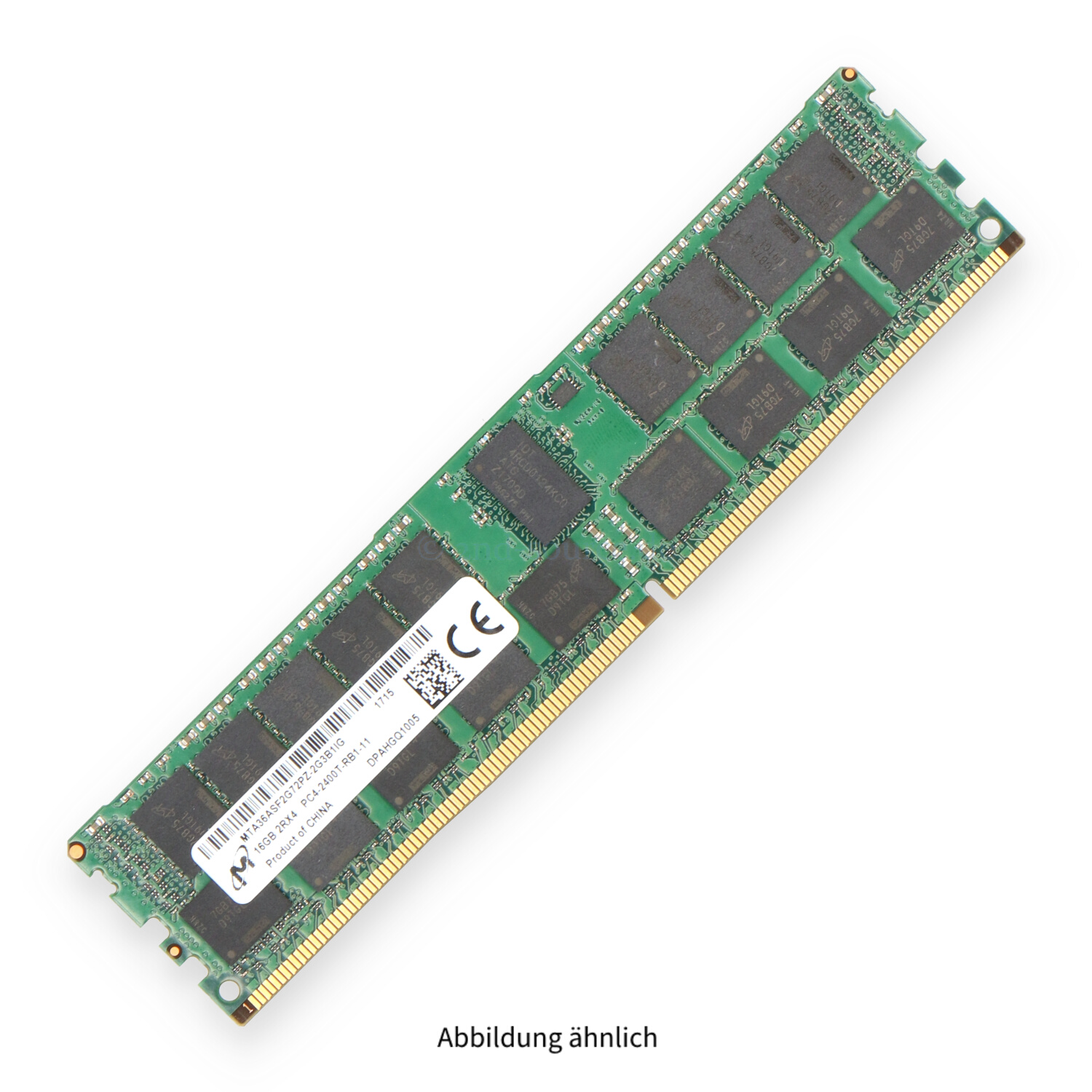 Micron 16GB PC4-19200T-R DIMM Dual Rank x4 (DDR4-2400) Registered ECC MTA36ASF2G72PZ-2G3B1