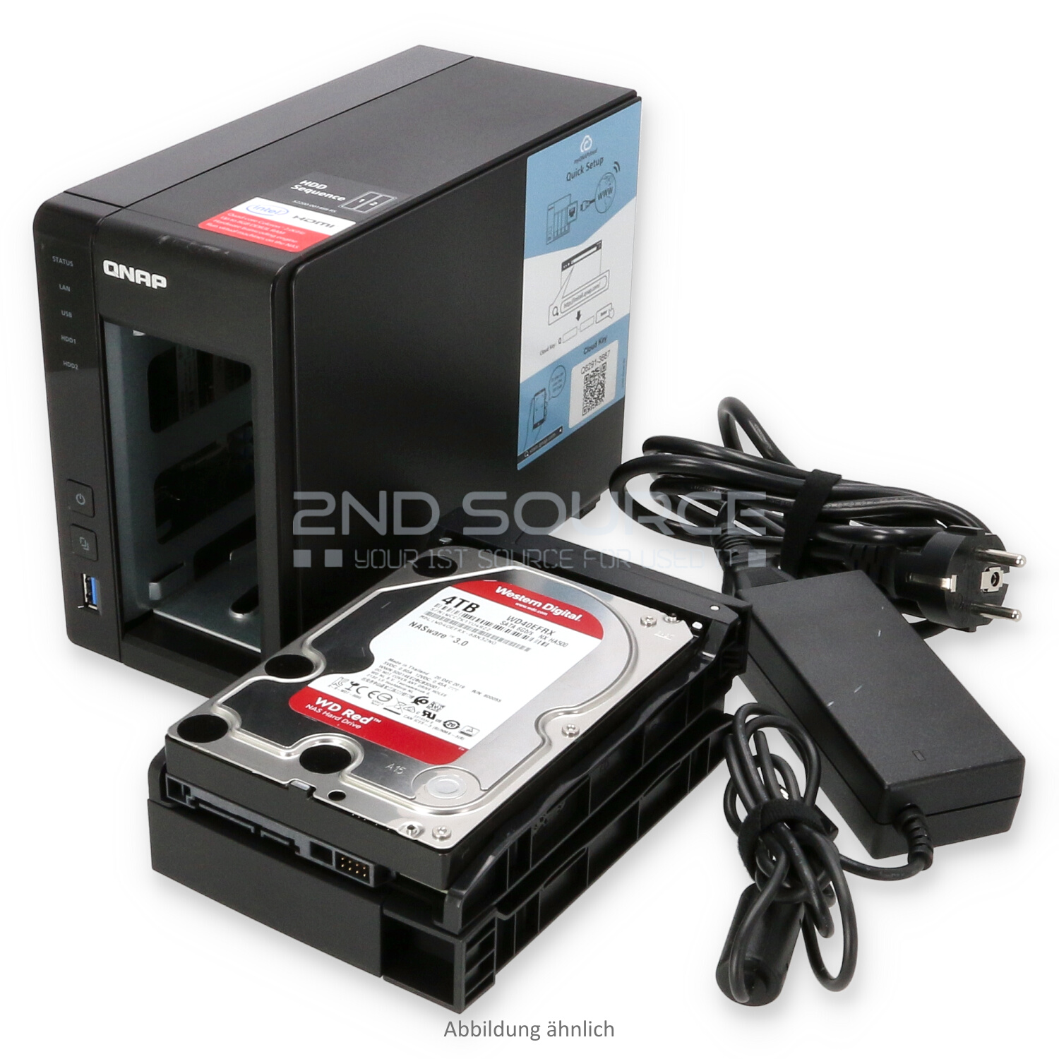 QNAP TS251+-2G 2xLFF 4TB SATA 6G 1GbE Network Attached Storage TS251+-2G