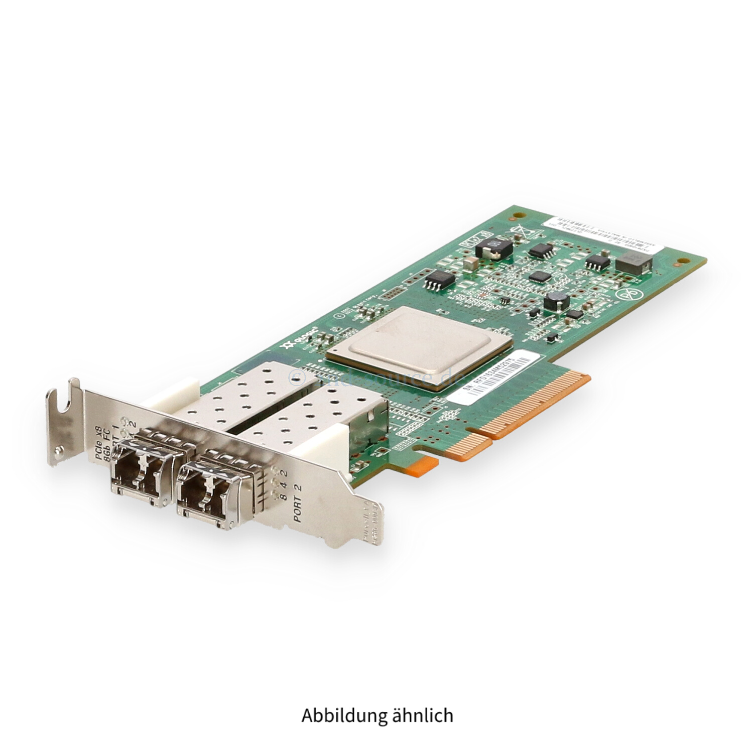 Dell QLogic QLE2562L 2x 8GB SFP Fibre Channel PCIe HBA Low Profile RW9KF 0RW9KF