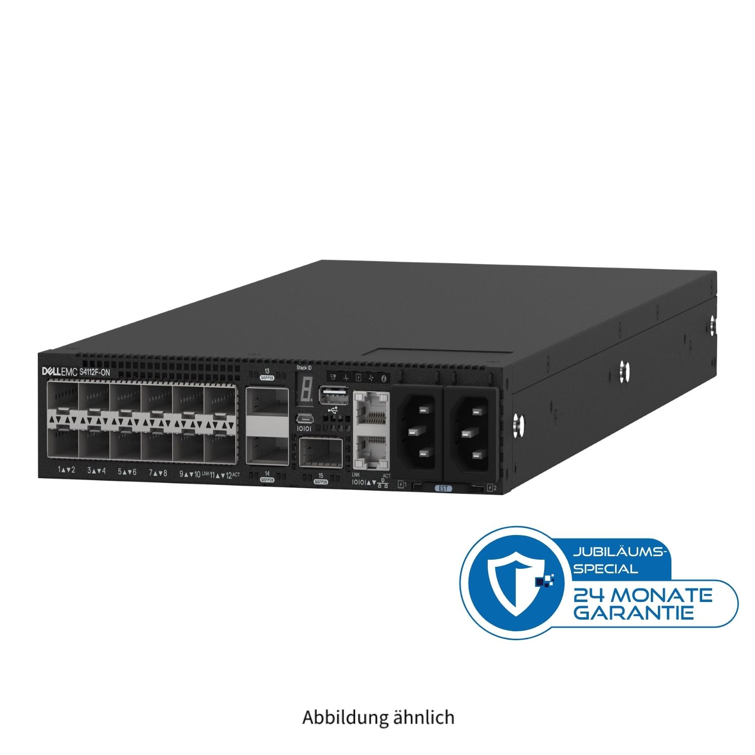 DELL PowerSwitch S4112F-ON 12x SFP+ 10GbE 3x QSFP28 100GbE Managed Switch ProSupport Gültig bis MÄRZ 2025 210-AOYR 