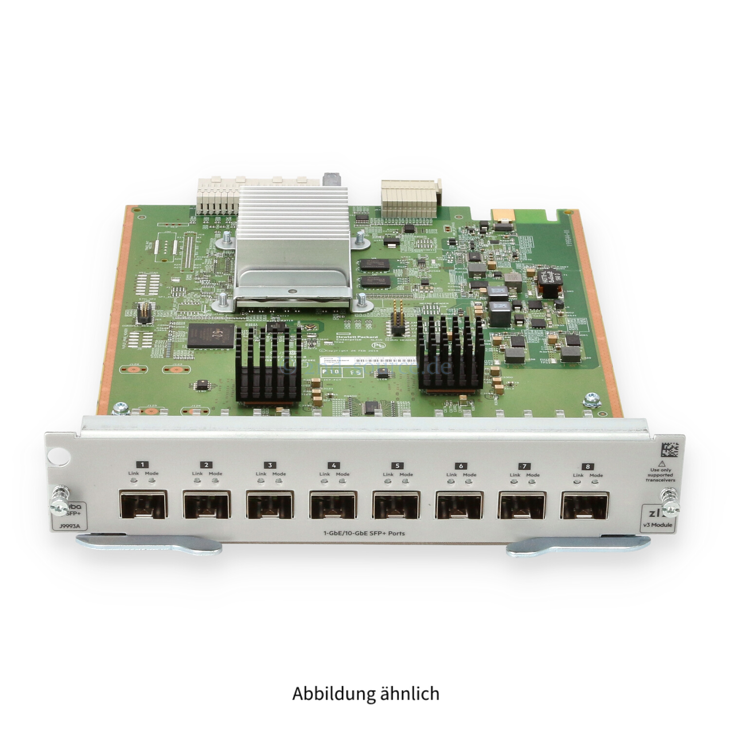 HPE Aruba 8 xSFP+ 10GBase v3 zl2 Switch Module J9993A J9993-61001