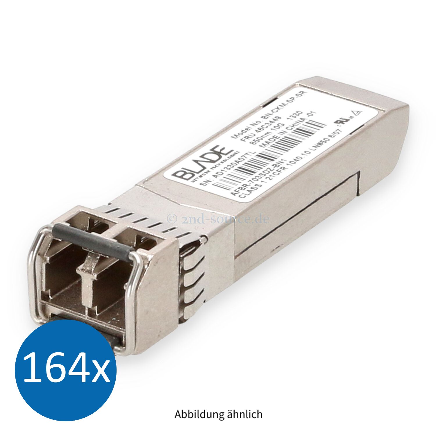 164x IBM 10GbE SFP+ 850nm Short Wave Transceiver Module 46C3447 46C3449 46C3448