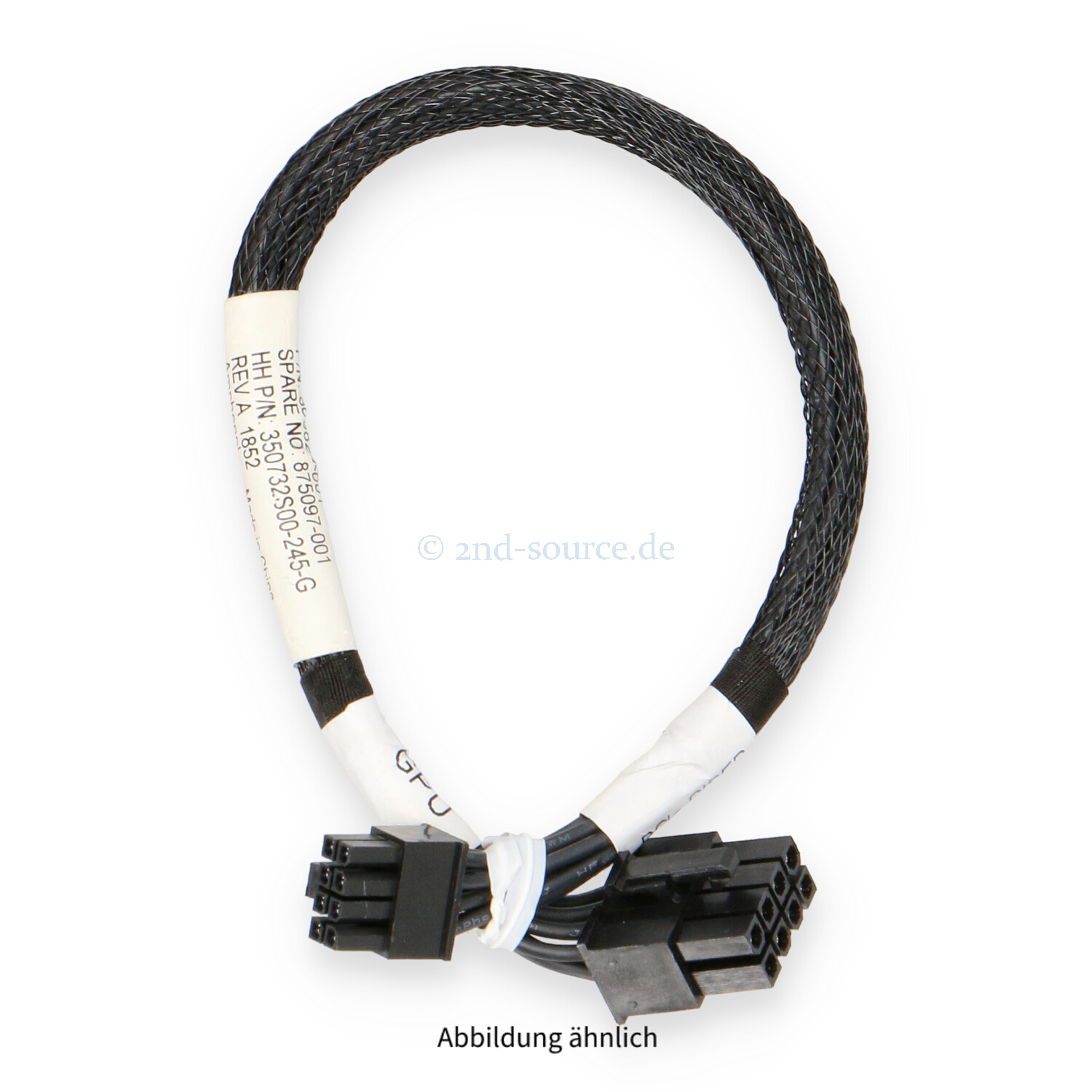 HPE 0.25m Graphics Processing Unit GPU Cable 869820-001 HPE 0.25m Graphics Processing Unit GPU Cable 869820-001