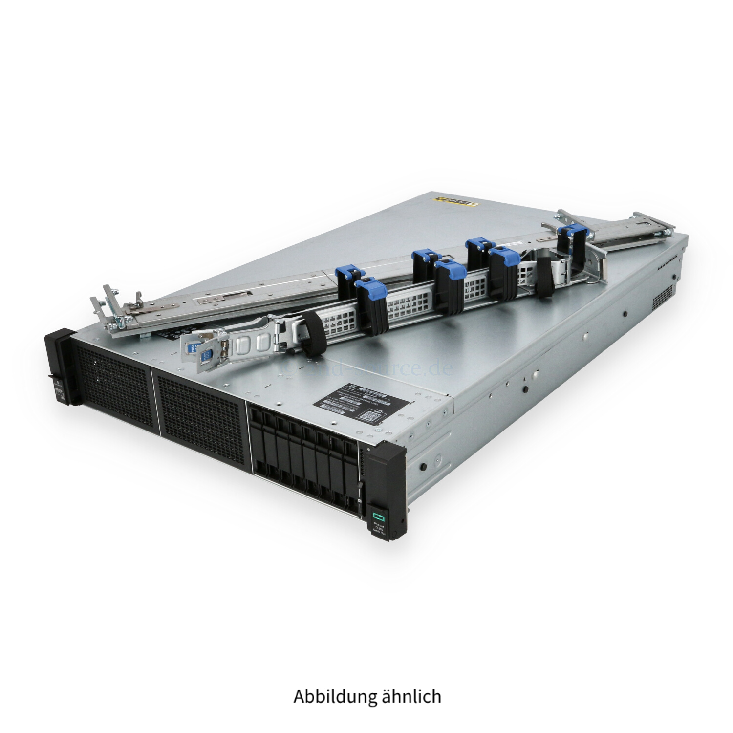 HPE DL385 G10 Plus 8x SFF 1P EPYC 7262 3.20GHz 8C 128GB P816i-a I350-T4 2x 500W Rackkit Kabelarm