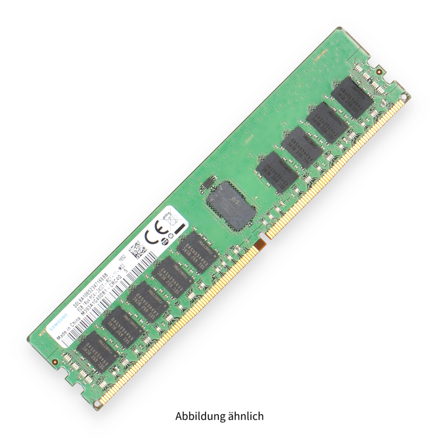 Samsung 8GB PC4-19200T-R DIMM Single Rank x4 (DDR4-2400) Registered ECC M393A1G40DB1-CRC