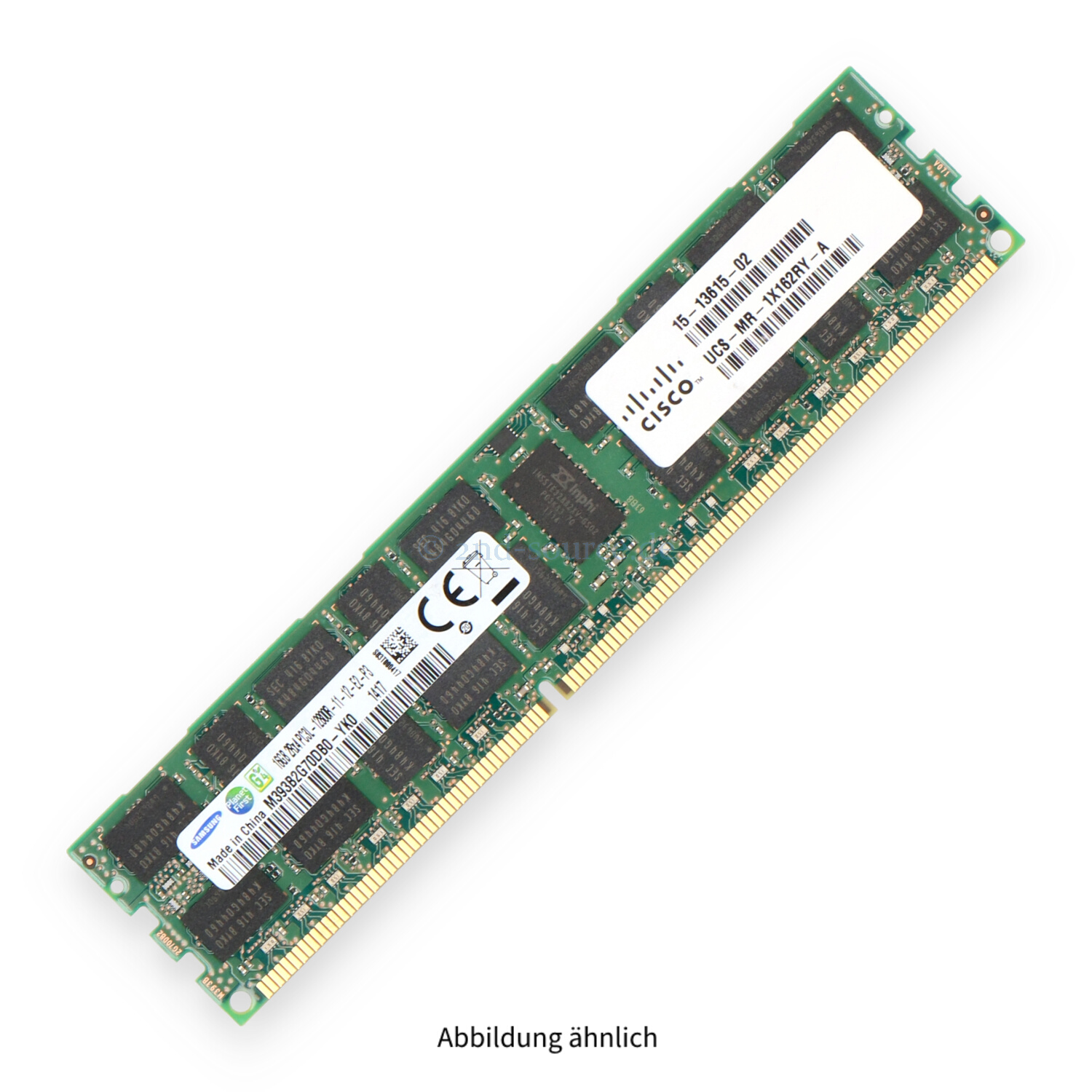 Cisco 16GB PC3L-12800R DIMM Dual Rank x4 (DDR3-1600) Registered ECC UCS-MR-1X162RY-A