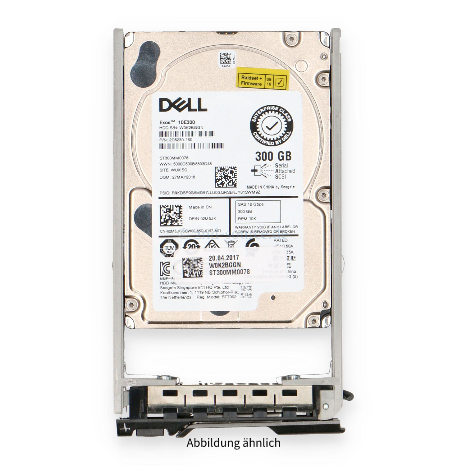 Dell 300GB 10k SAS 12G SFF HotPlug HDD 400-AJOQ THRX1 0THRX1 2M5JK 02M5JK