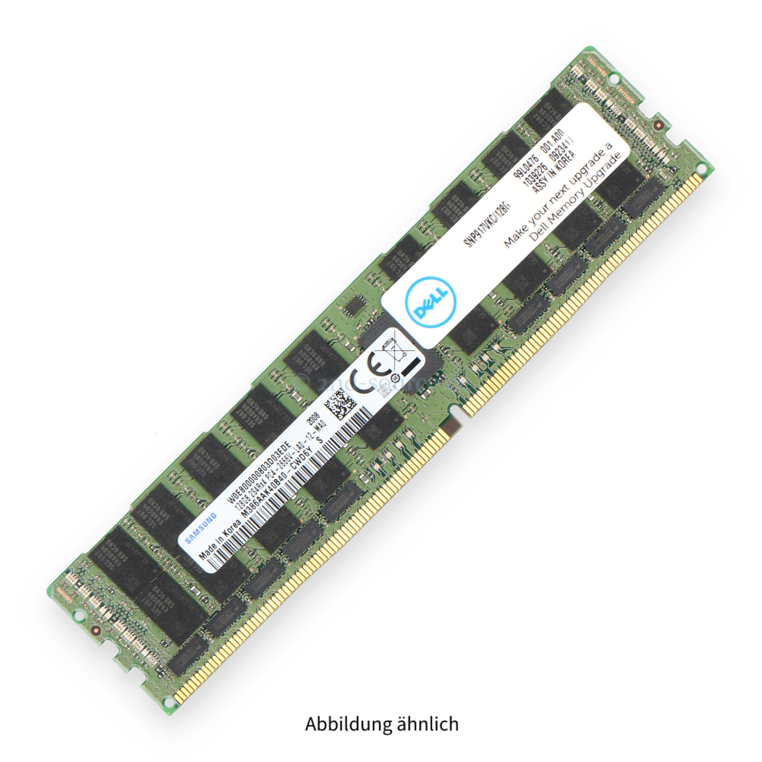 Dell 128GB PC4-21300V-L LRDIMM Octa Rank x4 (DDR4-2666) Registered ECC SNP917VKC/128G