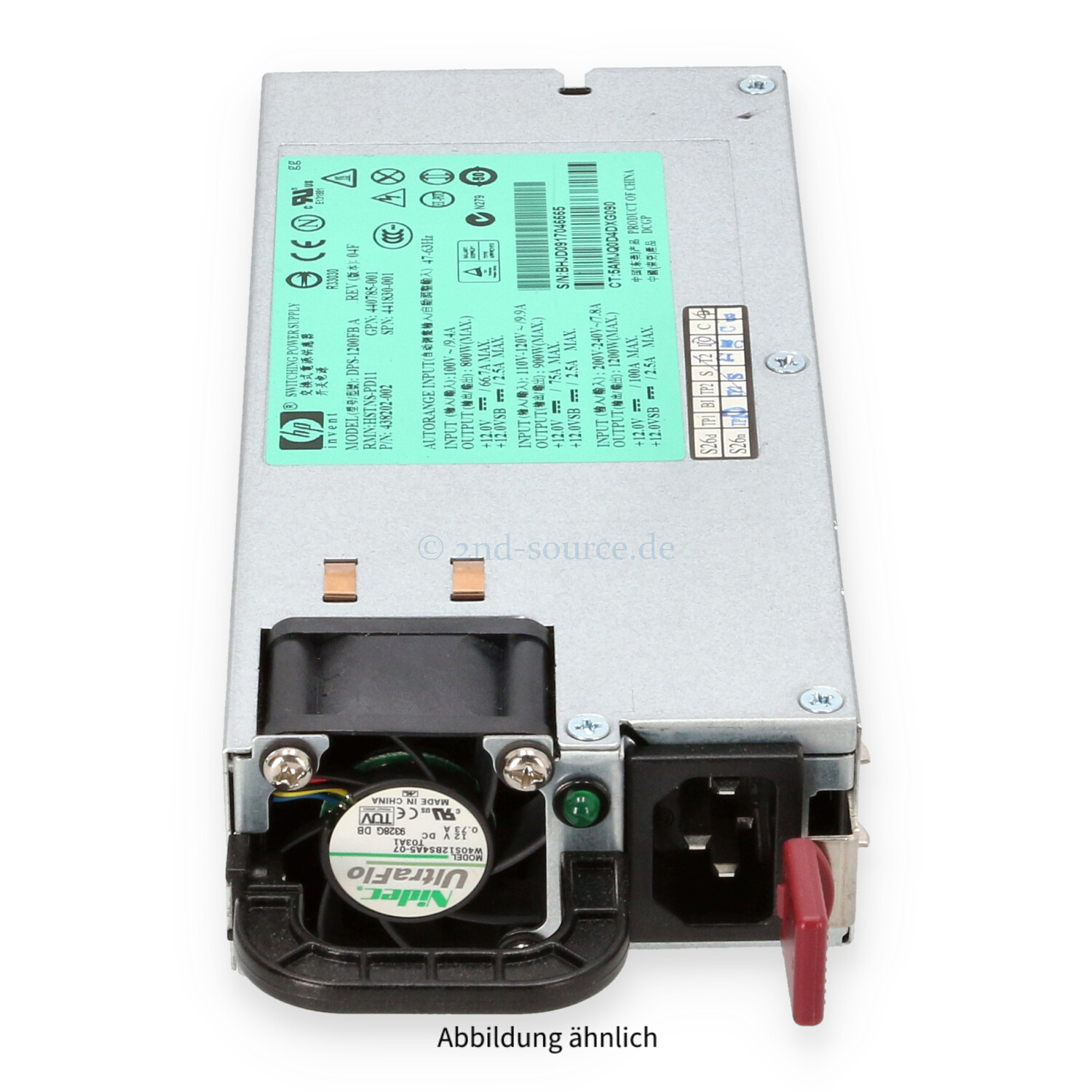 HPE 1200W Hot Plug Power Supply Kit 437572-B21 441830-001