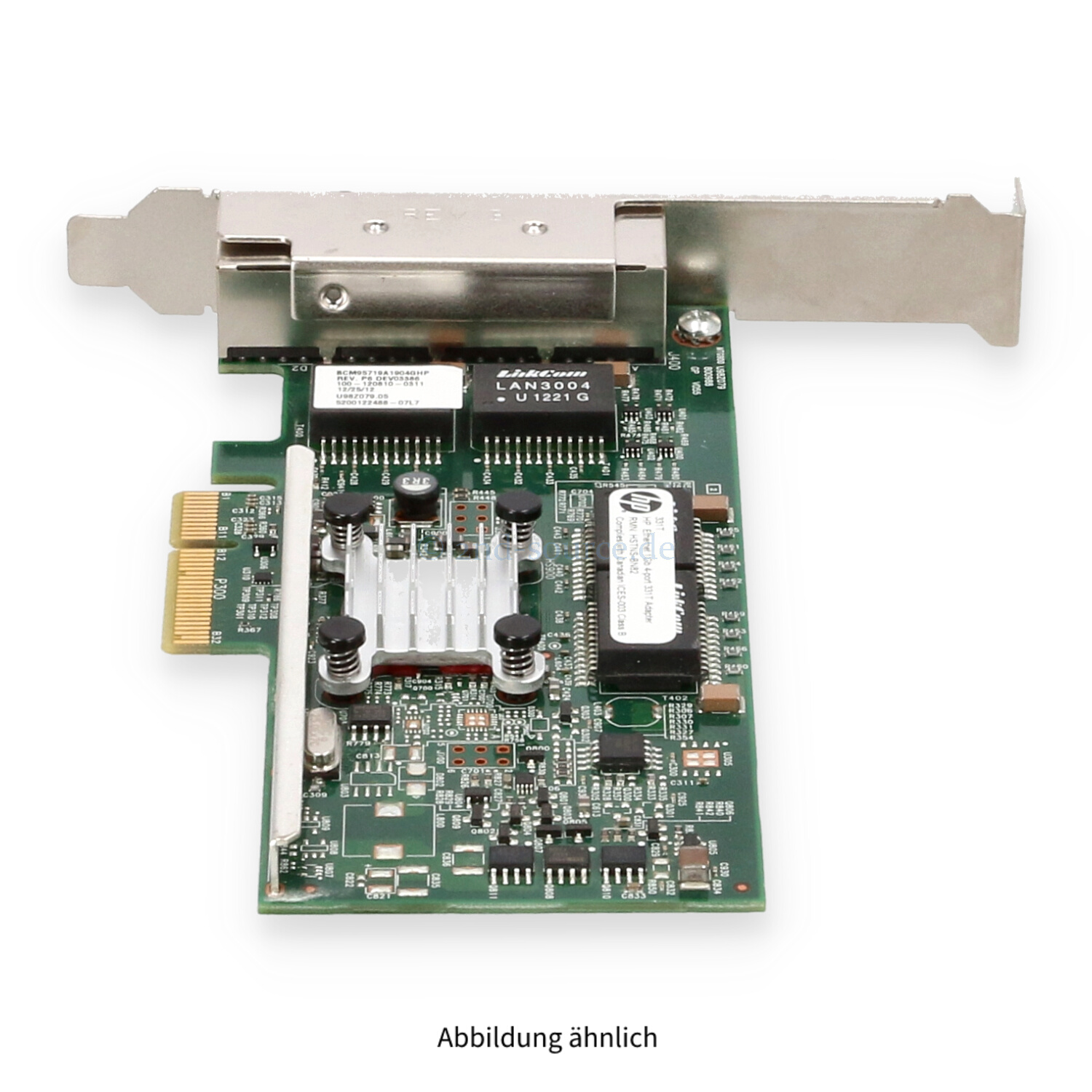 HPE 331T 4x1000Base-T PCIe Server Ethernet Adapter High Profile 647594-B21 649871-001