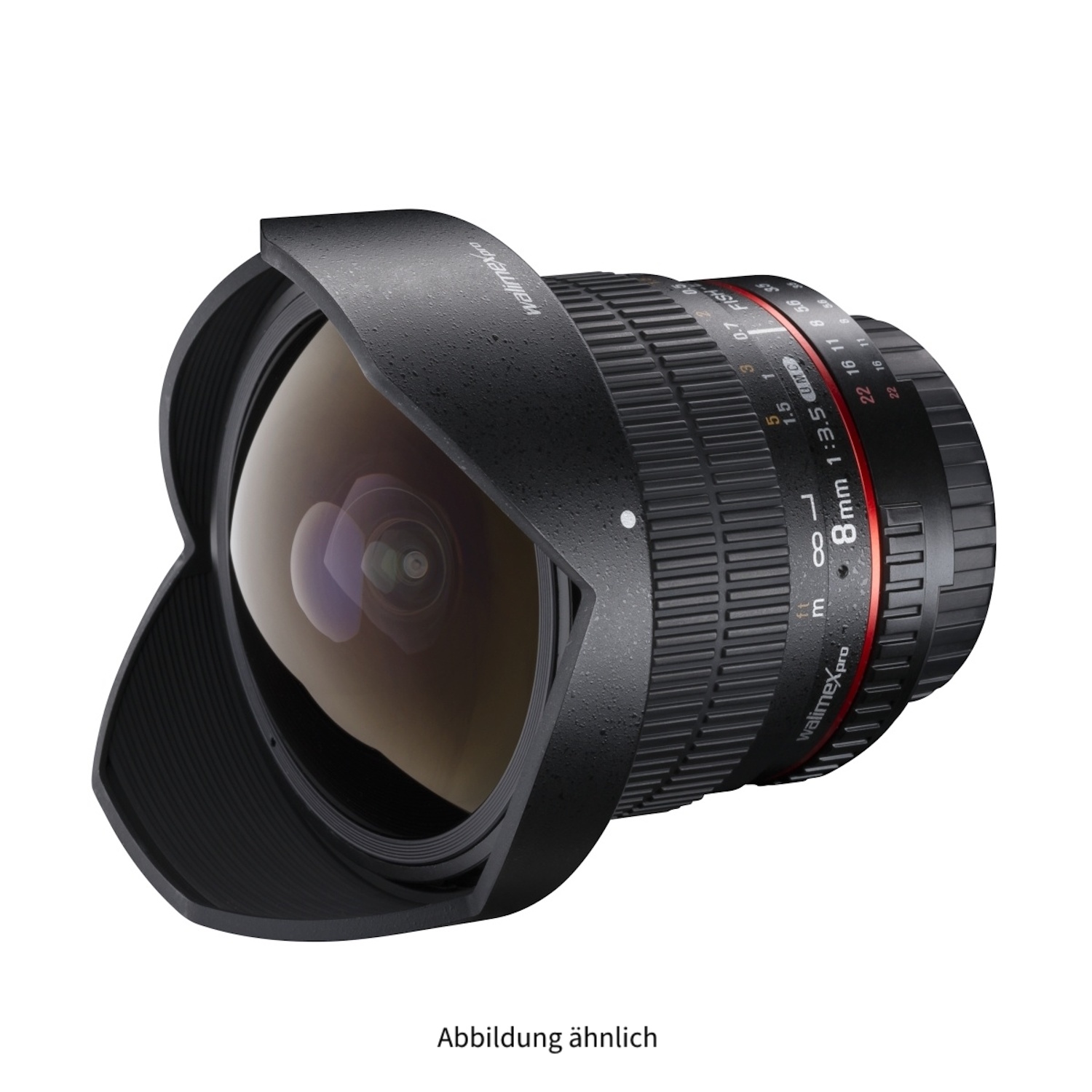 Walimex Pro Objektiv 8/3,5 Fisheye II APS-C Canon EF-S 18698