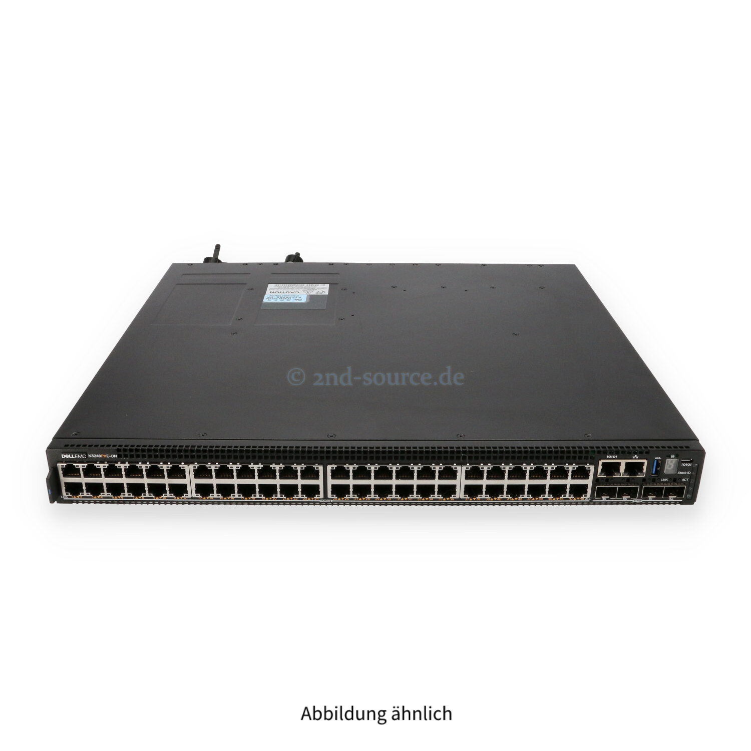 Dell PowerSwitch N3248PXE-ON 48x 10GbE PoE++ 4x SFP28 25GbE 2x QSFP28 100GbE 2x 1600W Managed Switch - ProSupport NBD 02.2024
