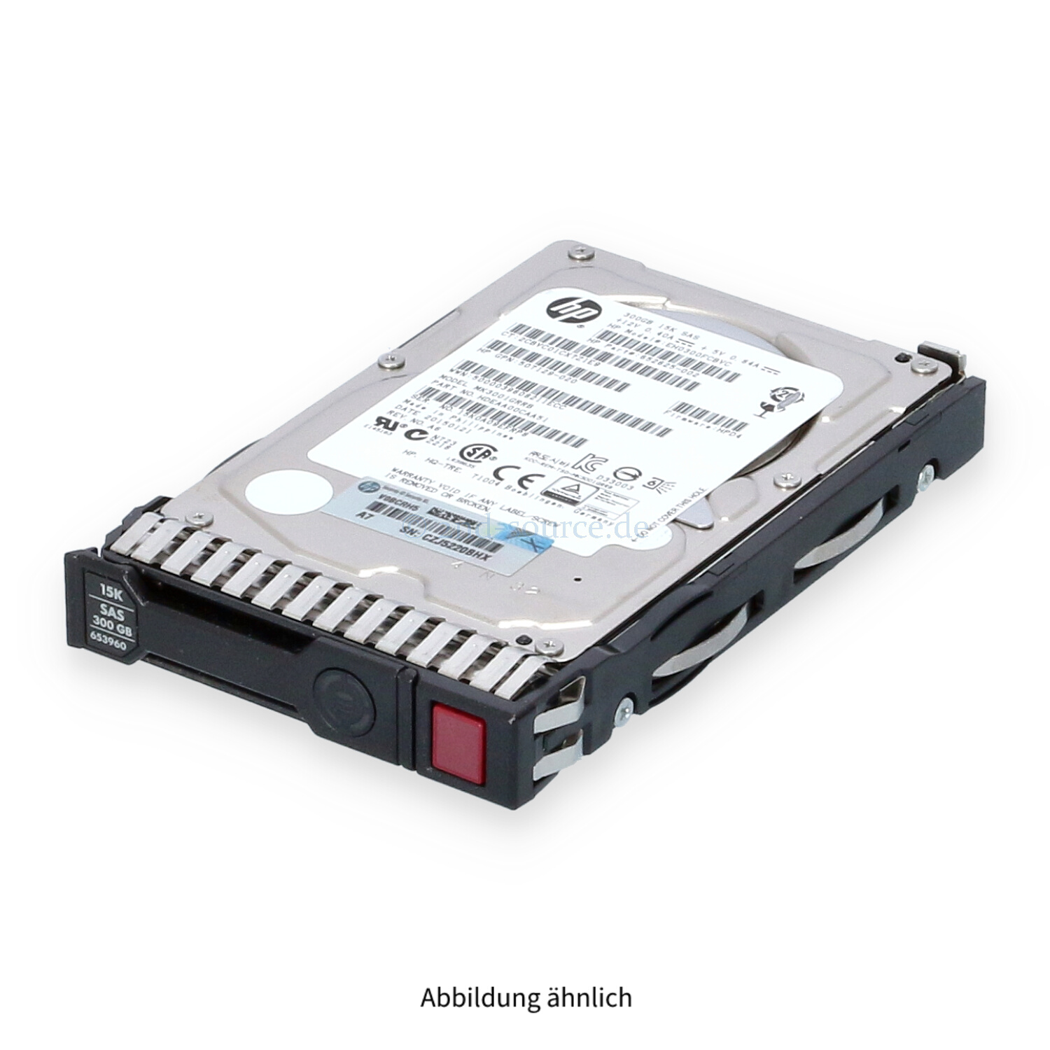 HPE 300GB 15k SAS 6G SFF DP SC HotPlug HDD 652611-B21 653960-001