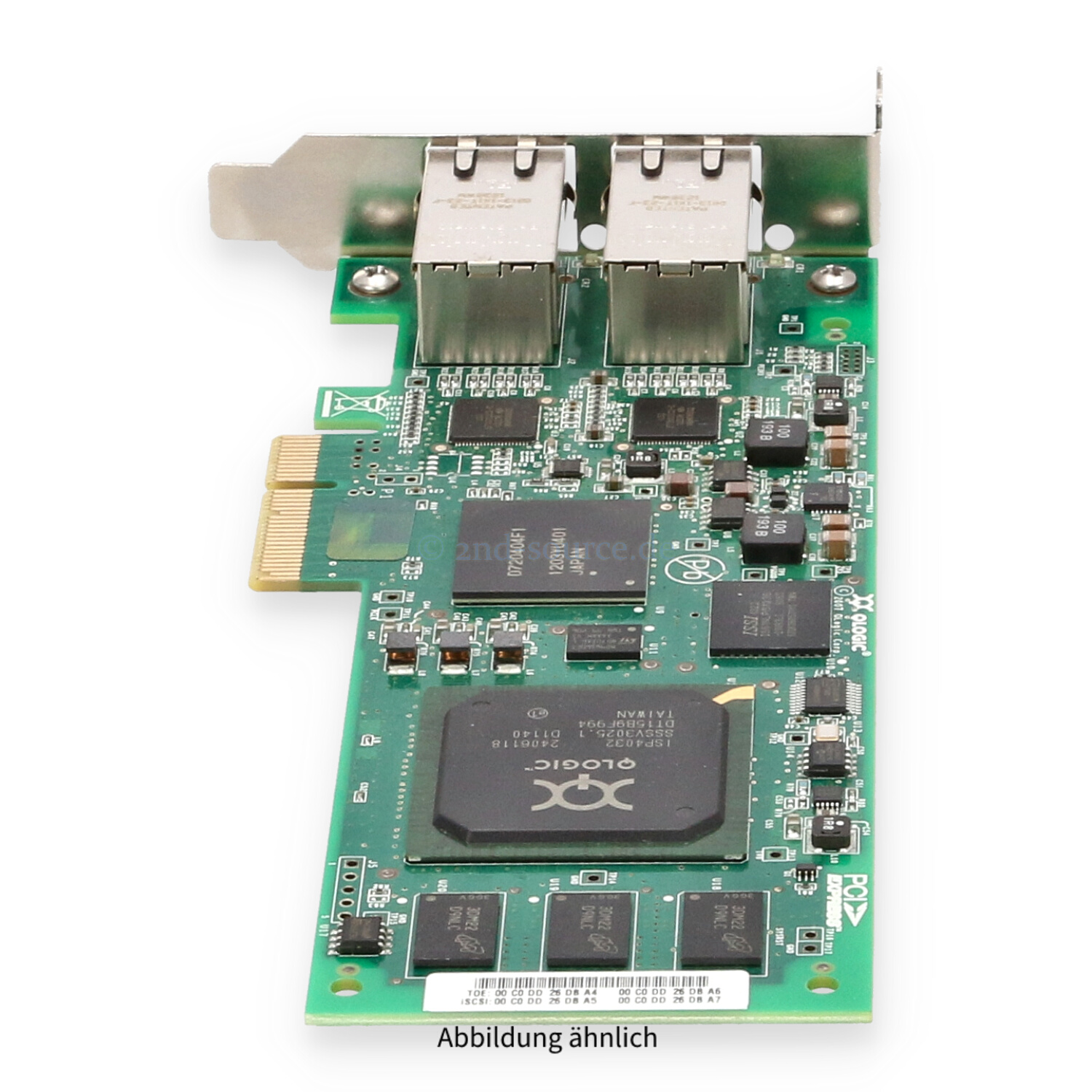 Dell QLogic QLE4062C 2x 1GbE PCIe x4 Server iSCSI Adapter Low Profile C9C50 0C9C50