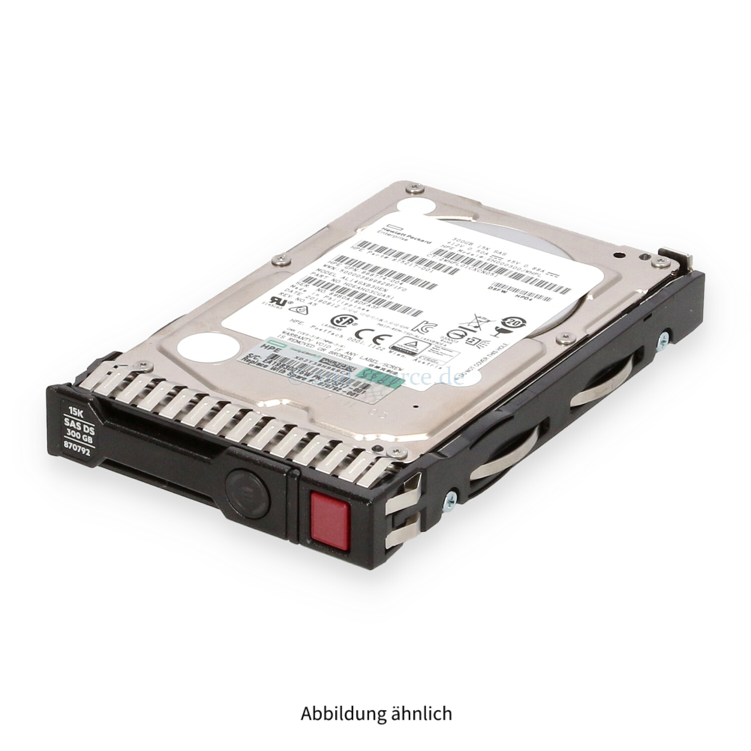 HPE 300GB 15k SAS 12G SFF SC HotPlug HDD 870753-B21 870792-001