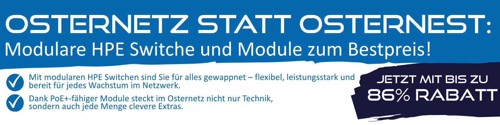 2nd Source - Modulare HPE Switche und Module