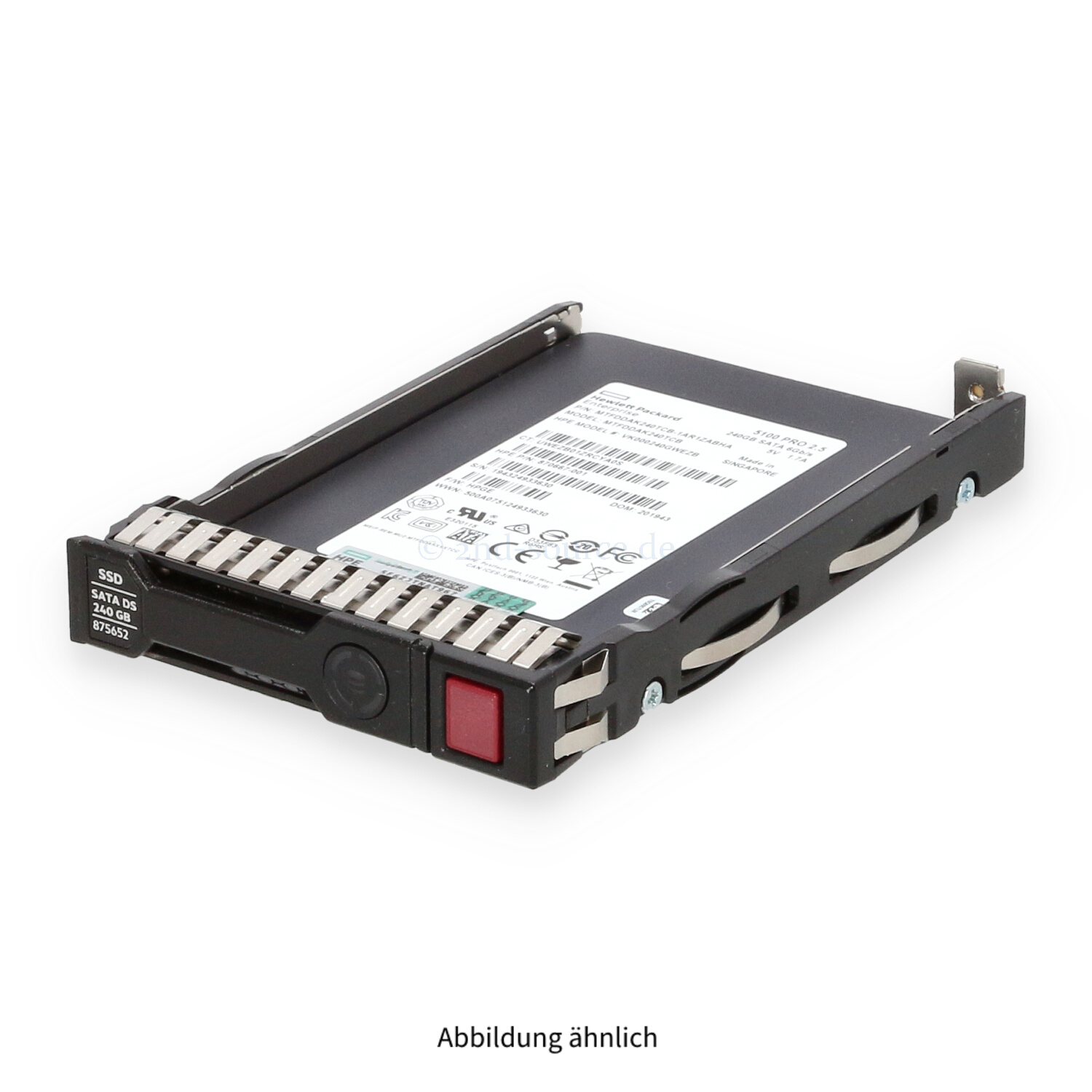 HPE 240GB SATA 6G Read Intensive SFF SC HotPlug SSD 875503-B21 875652-001